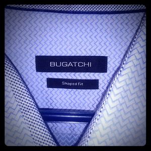 Mens XXL Bugatchi Button Down With Flip Cuffs
